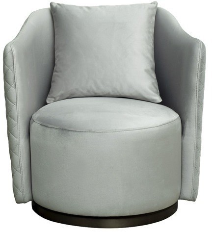 Кресло Verona вращающееся, велюр мятный Colt025-MINT/бронза 70*77*80см (TT-00016266)