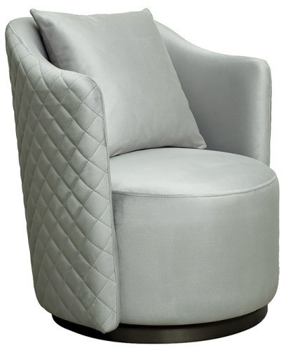 Кресло Verona вращающееся, велюр мятный Colt025-MINT/бронза 70*77*80см (TT-00016266)