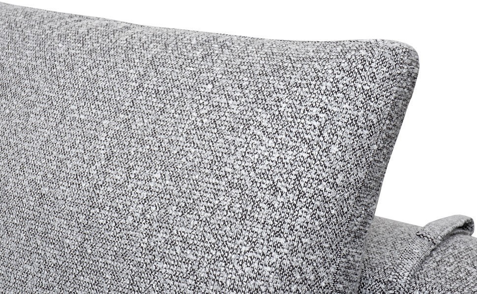 Диван трехместный Turin с канапе и мех черно/серый Santo1606 255*163,5**68см (TT-00016438)