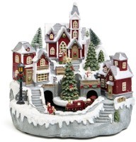 Музыкальная статуэтка &quot;зимний городок&quot; 28х28,5х27 см Lefard (146-2229)