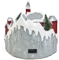 Музыкальная статуэтка &quot;зимний городок&quot; 28х28,5х27 см Lefard (146-2229)