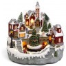 Музыкальная статуэтка "зимний городок" 28х28,5х27 см Lefard (146-2229)