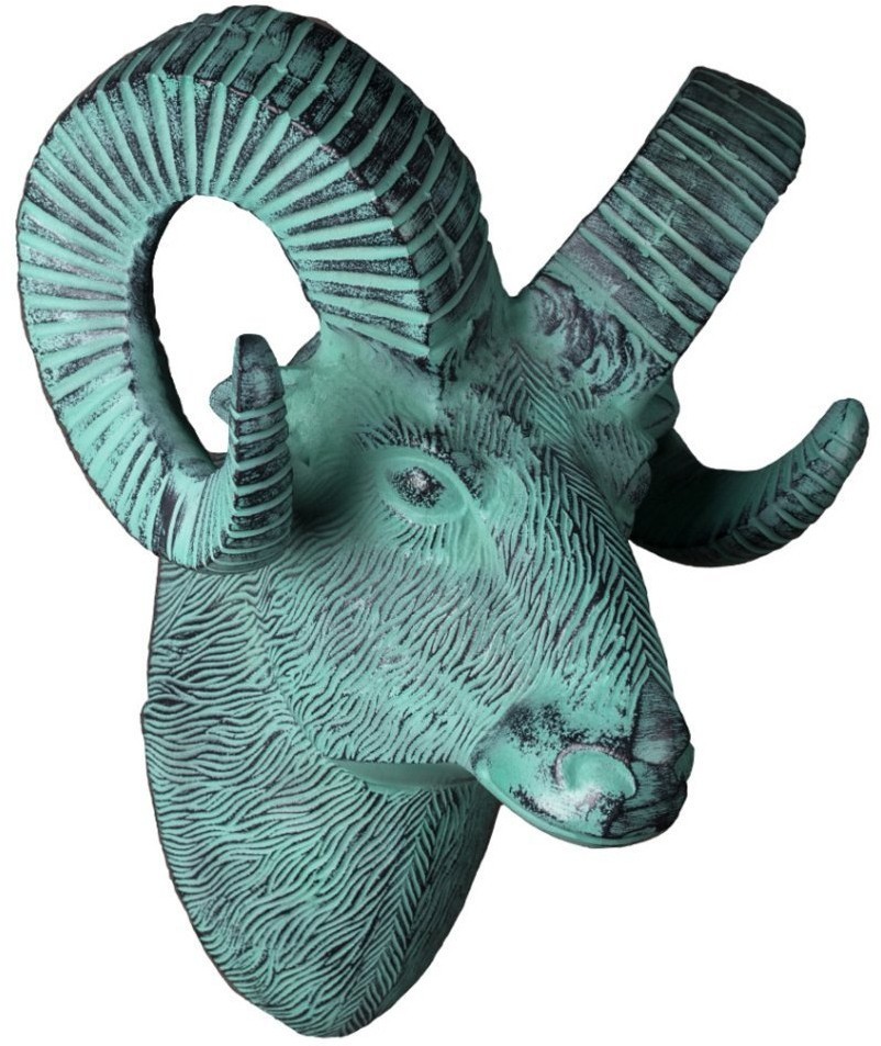 Голова барана 4454, металл, mixed, ROOMERS FURNITURE