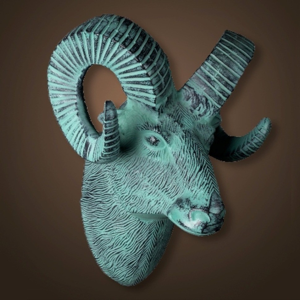 Голова барана 4454, металл, mixed, ROOMERS FURNITURE