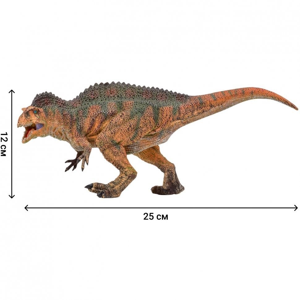 Игрушка динозавр серии "Мир динозавров" Акрокантозавр, фигурка длиной 25 см (MM206-013)
