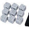 Набор каменных кубиков для охлаждения виски (кубики гранит 2 см (9 шт.), мешочек для хранения) HJ-IC20