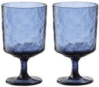 Набор бокалов из акрила arctic для вина, 280 мл, синий, 4 шт. (77570)
