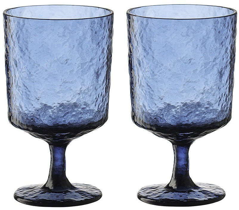 Набор бокалов из акрила arctic для вина, 280 мл, синий, 4 шт. (77570)