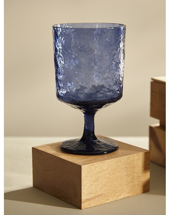 Набор бокалов из акрила arctic для вина, 280 мл, синий, 4 шт. (77570)