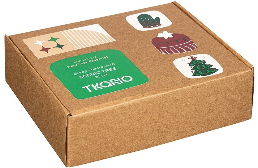 Декор новогодний scenic tree из коллекции new year essential, 20 см (78312)