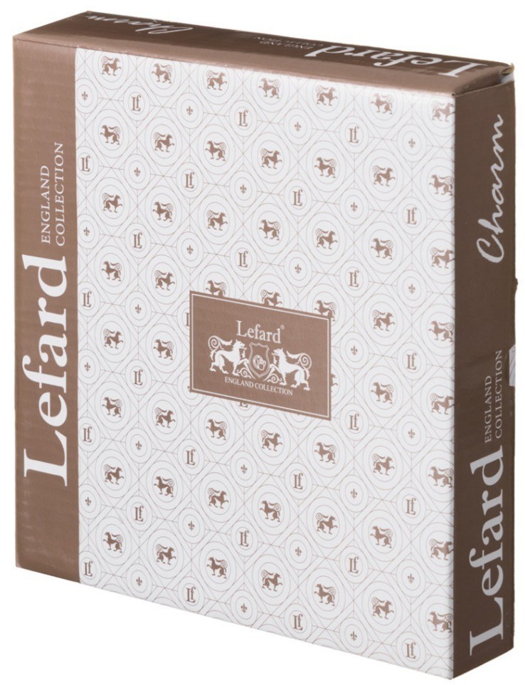 Набор тарелок закусочных lefard "charm" 2 шт. 19*2,5 см (с золотой линией) (779-350)