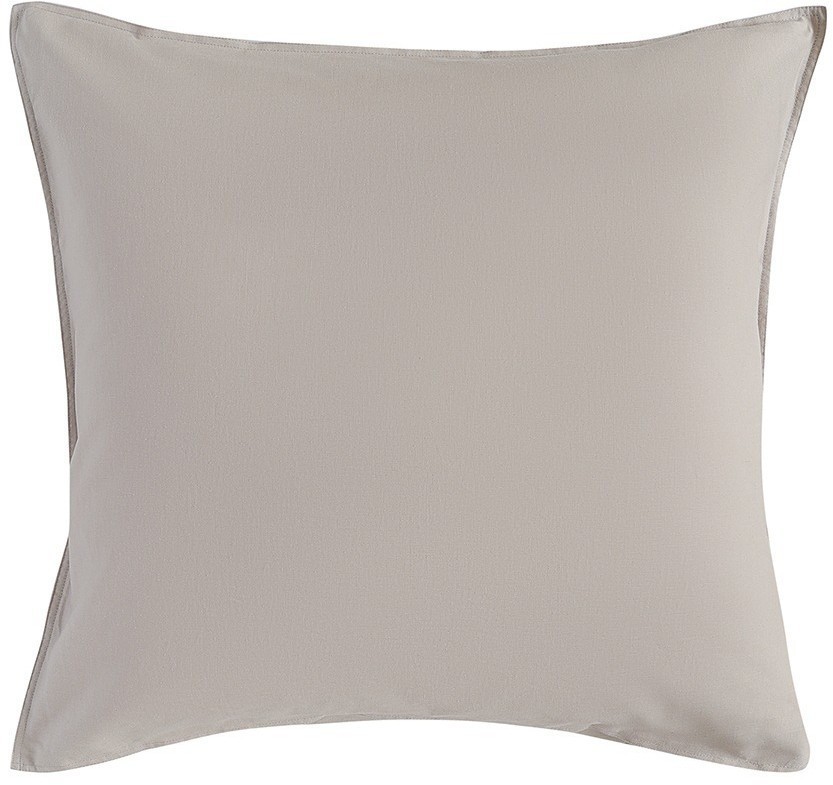 Набор наволочек изо льна и хлопка серо-бежевого цвета из коллекции essential, 70х70 см (77145)