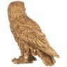 Фигурка декоративная "сова полярная" (новая) н-25см цвет: бронза с позолотой Lefard (169-892)