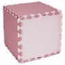 Коврик-пазл напольный 0,9х0,9 м мягкий розовый 9 элем 30х30 см 1 см ЮНЛАНДИЯ 664660 (95509)