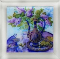 Картина Натюрморт Восточные сказки с кристаллами Swarovski (1619)