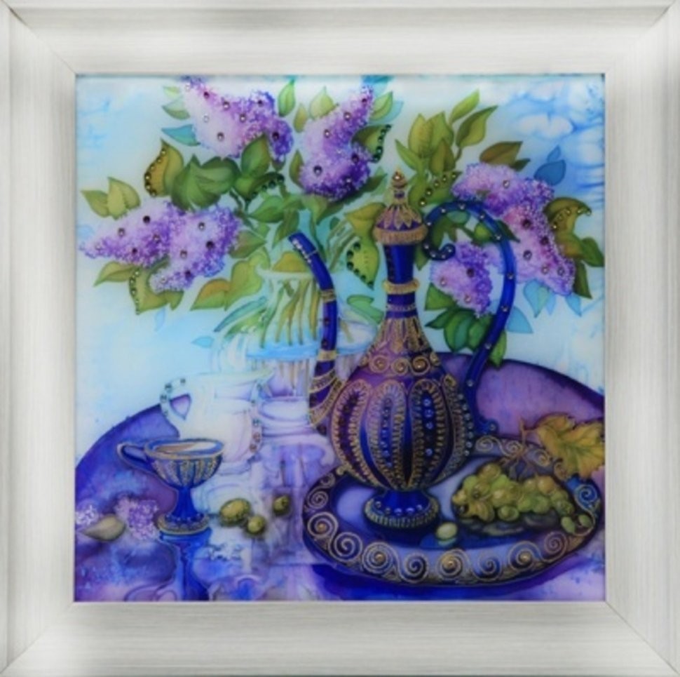 Картина Натюрморт Восточные сказки с кристаллами Swarovski (1619)