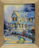 Картина Канун Рождества с кристаллами Swarovski (1755)