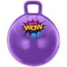 Мяч-попрыгун GB-0402, WOW, 55 см, 650 гр, с ручкой, фиолетовый, антивзрыв (732336)