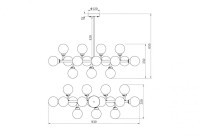 Светильник потолочный d90, В35 см (TT-00001090)