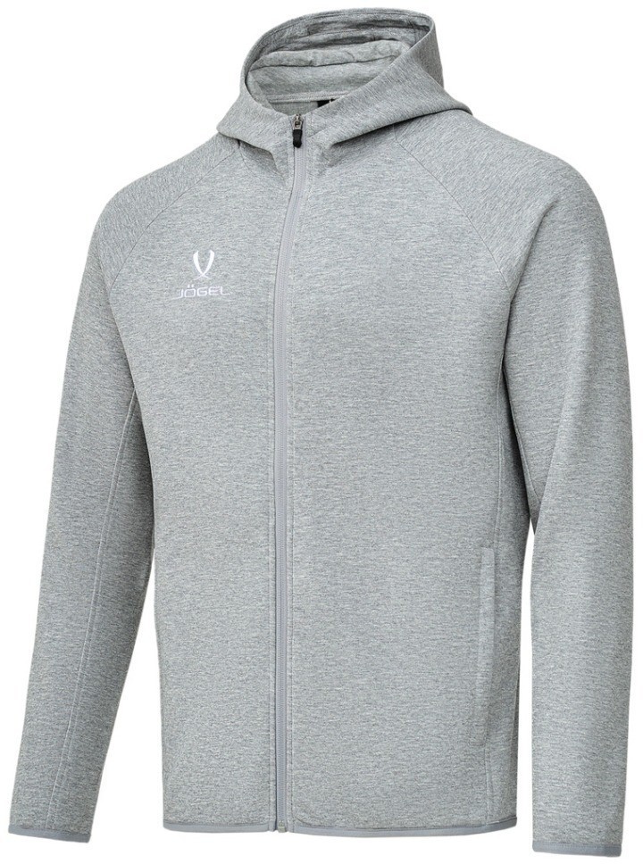 Худи на молнии JOGEL ESSENTIAL Athlete Hooded FZ Jacket, серый (2130826)