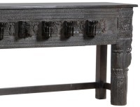 Консоль XIX век, Индия PA14616, Тиковое дерево, dark brown, ROOMERS ANTIQUE