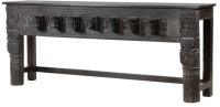 Консоль XIX век, Индия PA14616, Тиковое дерево, dark brown, ROOMERS ANTIQUE
