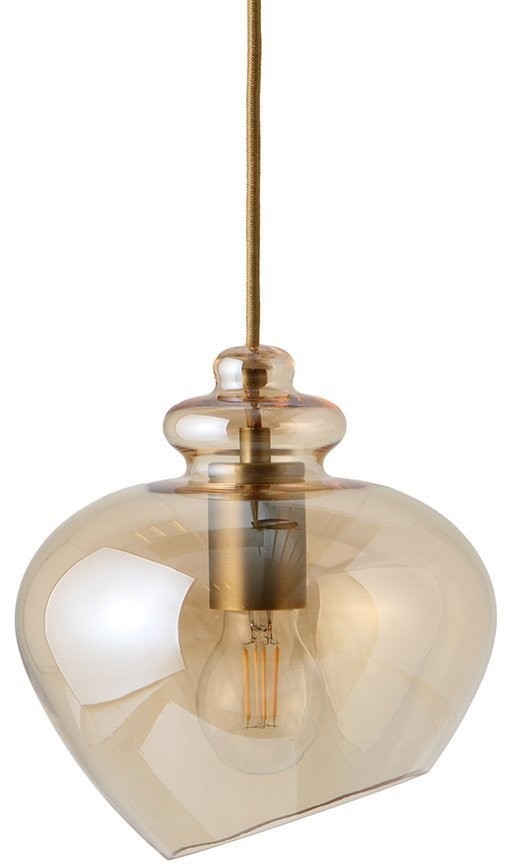 Лампа подвесная grace, 25хD21 см, стекло, шампань (70071)