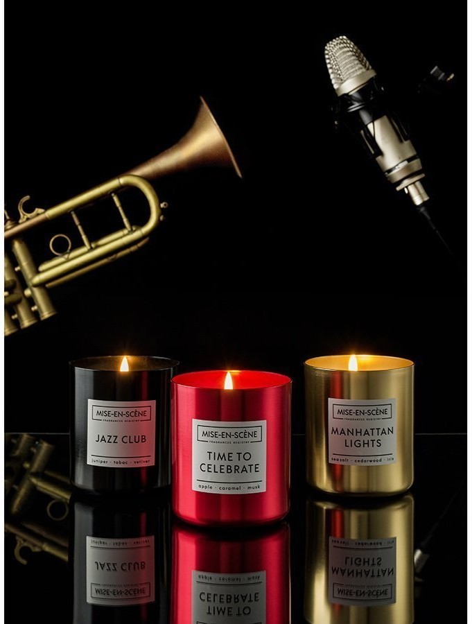 Свеча ароматическая mise en scene, manhattan lights, 50 ч (68218)