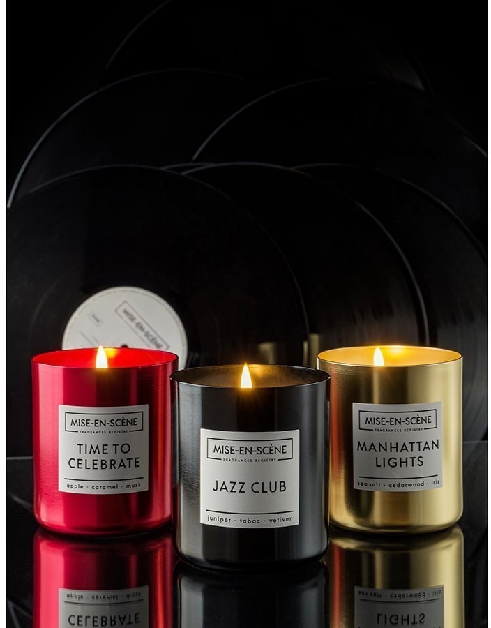 Свеча ароматическая mise en scene, manhattan lights, 50 ч (68218)