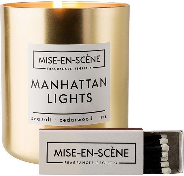 Свеча ароматическая mise en scene, manhattan lights, 50 ч (68218)