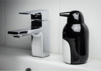 Диспенсер для мыла penguin, черно-белый (70494)