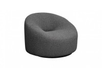 Кресло поворотное LUNA букле серый Flona SER 98*90*69см (TT-00011114)