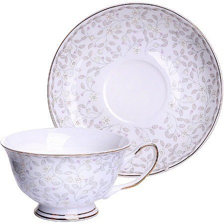 Чайный сервиз на 6 персон фарфор 12 предметов 200 мл ПРЕМИУМ LORAINE (60033)