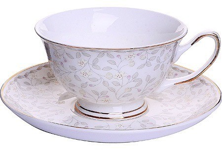 Чайный сервиз на 6 персон фарфор 12 предметов 200 мл ПРЕМИУМ LORAINE (60033)