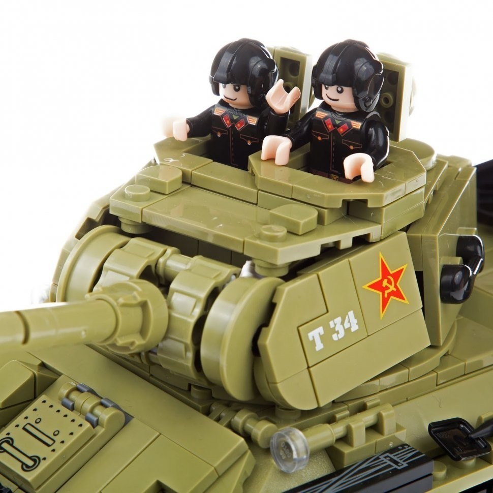 Конструктор Армия России ''Танк Т-34'' (969 деталей) (АР-01014)