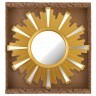 Зеркало настенное "swiss home" 52 см цвет: золото Lefard (220-418)