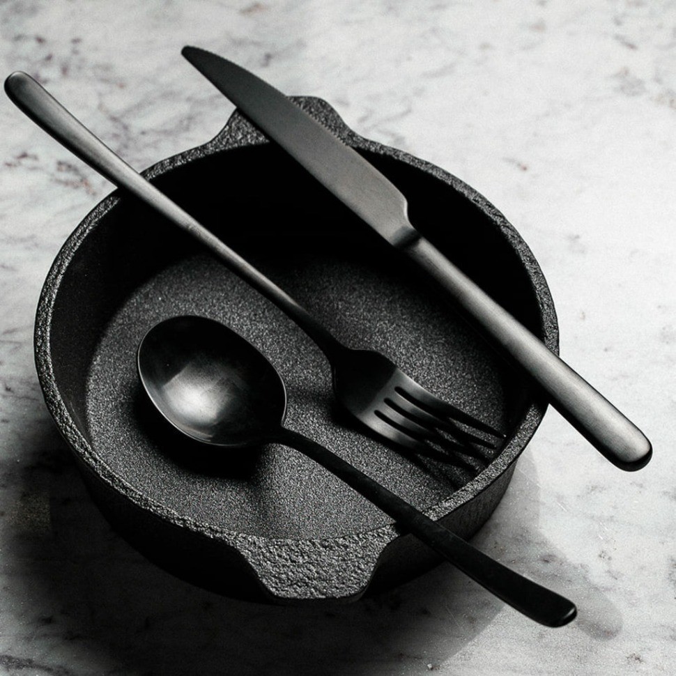 Нож десертный 2RDU0006, нержавеющая сталь 18/10, PVD, total black, PINTINOX