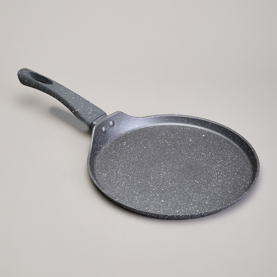 Сковорода блинная agness с антипригарным покрытием, 24х2см, индукционное дно (932-521)