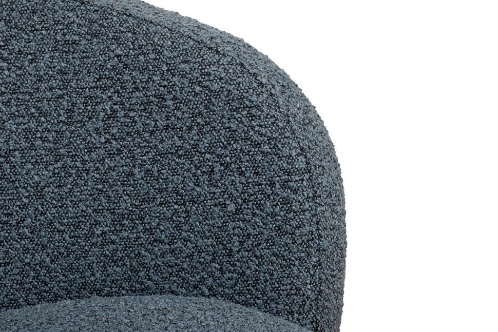 Кресло Napoli вращающееся, букле т.серое Orso Mare 76*76*76см (TT-00015135)
