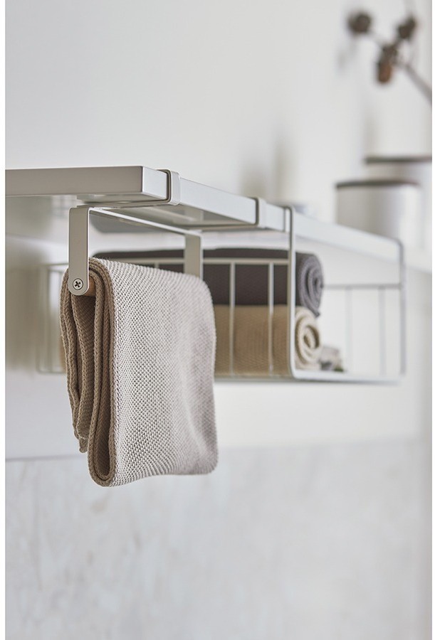 Держатель для полотенец подвесной granli, 24х8,5 см, белый (77264)