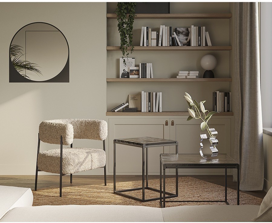 Зеркало настенное geometria, D71 см (77362)