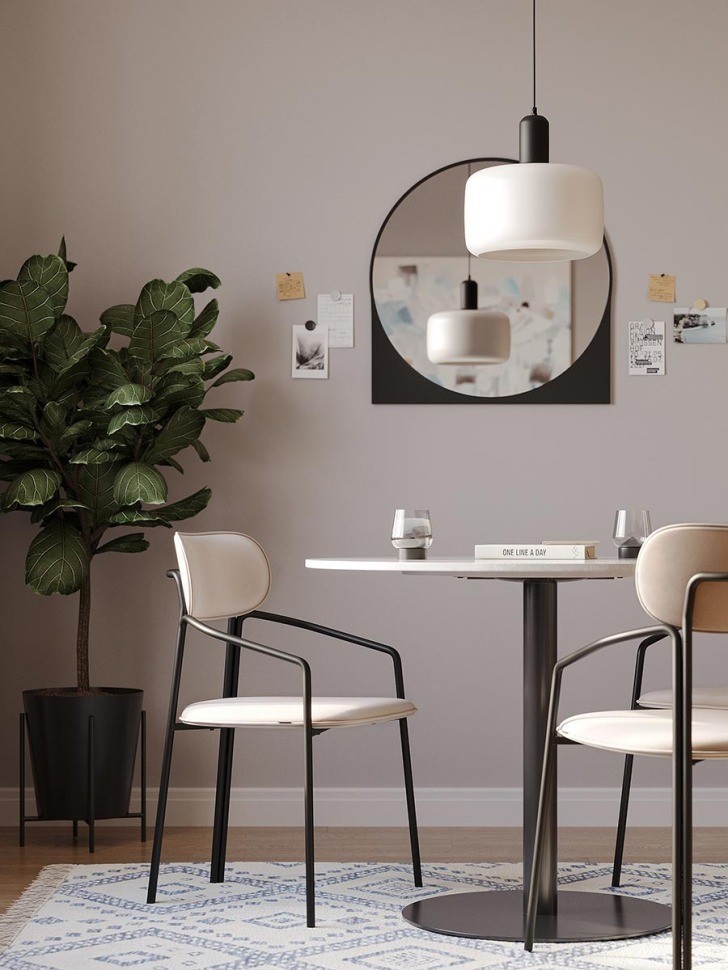 Зеркало настенное geometria, D71 см (77362)