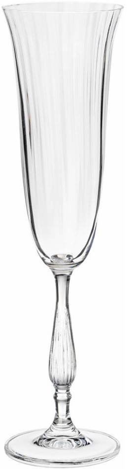 Набор бокалов для шампанского "fregata optic" из 6шт 190мл Crystal Bohemia (669-412)