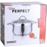 Кастрюля с крышкой 4,4 л из нержавеющей стали Турция Home Perfect (80463)