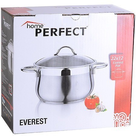 Кастрюля с крышкой 4,4 л из нержавеющей стали Турция Home Perfect (80463)
