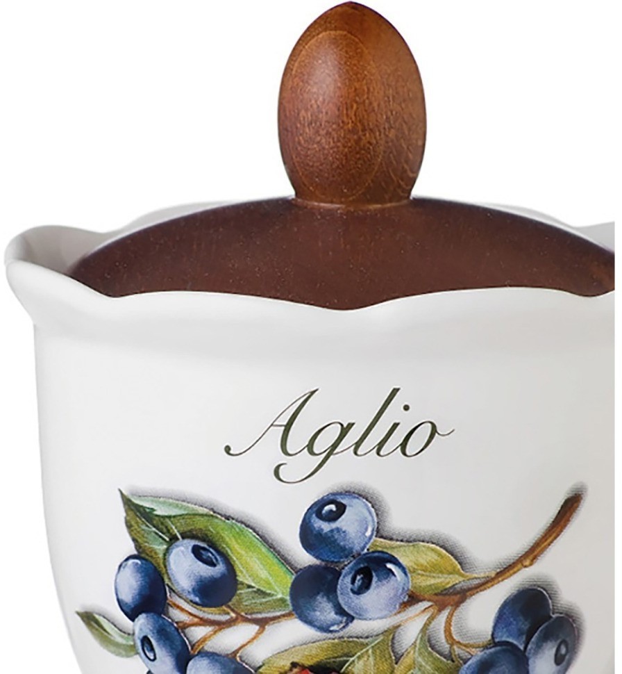 Ёмкость для чеснока с крышкой Frutti di Bosco 13 см 7385-FBO