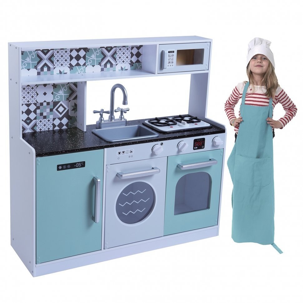 Детская деревянная игровая кухня "Хайди Стайл" (с электроплитой) (PK220-02)