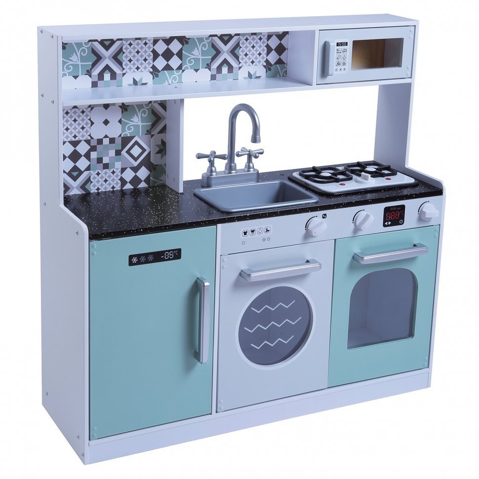 Детская деревянная игровая кухня "Хайди Стайл" (с электроплитой) (PK220-02)