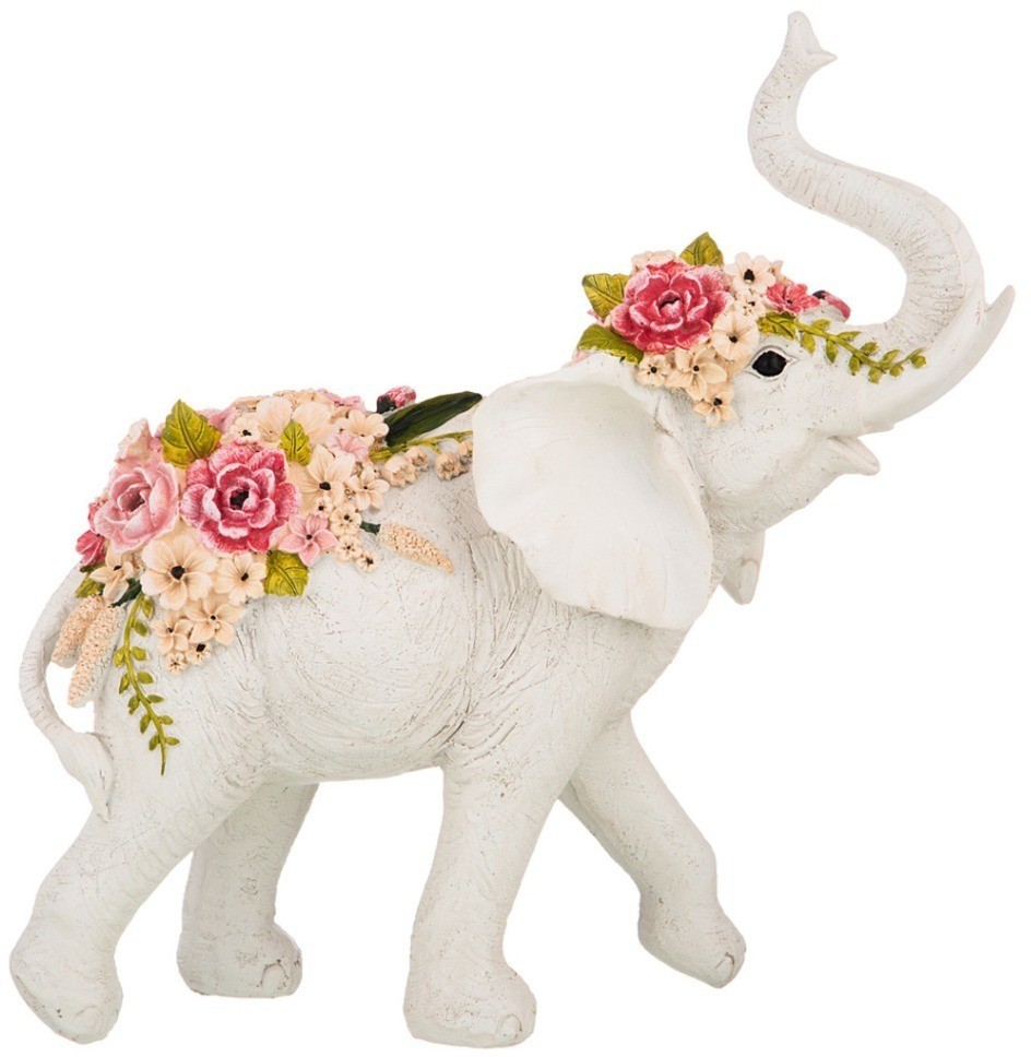 Статуэтка "слон" 34*14*35 см. коллекция "flower fantasy" Lefard (146-1403)