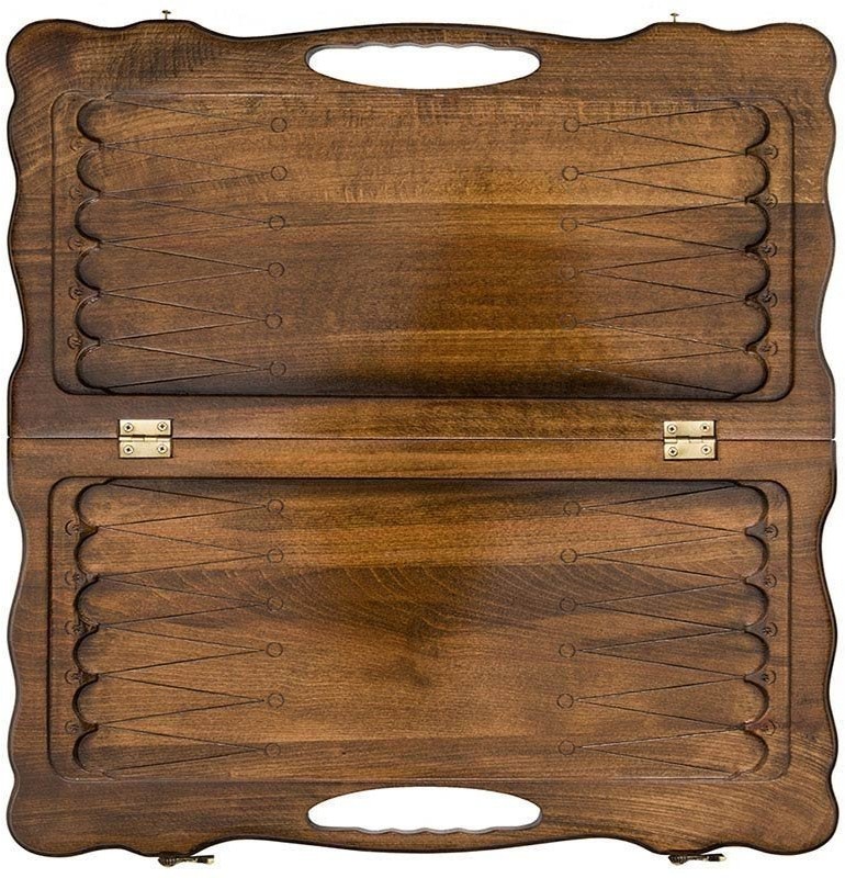 Нарды резные "Олень" с ручкой 60, Haleyan (28815)